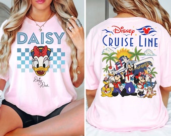 2-Sided Disney Cruise Line Mickey And Friends Shirt, Disney Wish Fantasy Magic Wonder 2024 Tshirt, Family Cruise Holiday Vacation Shirts