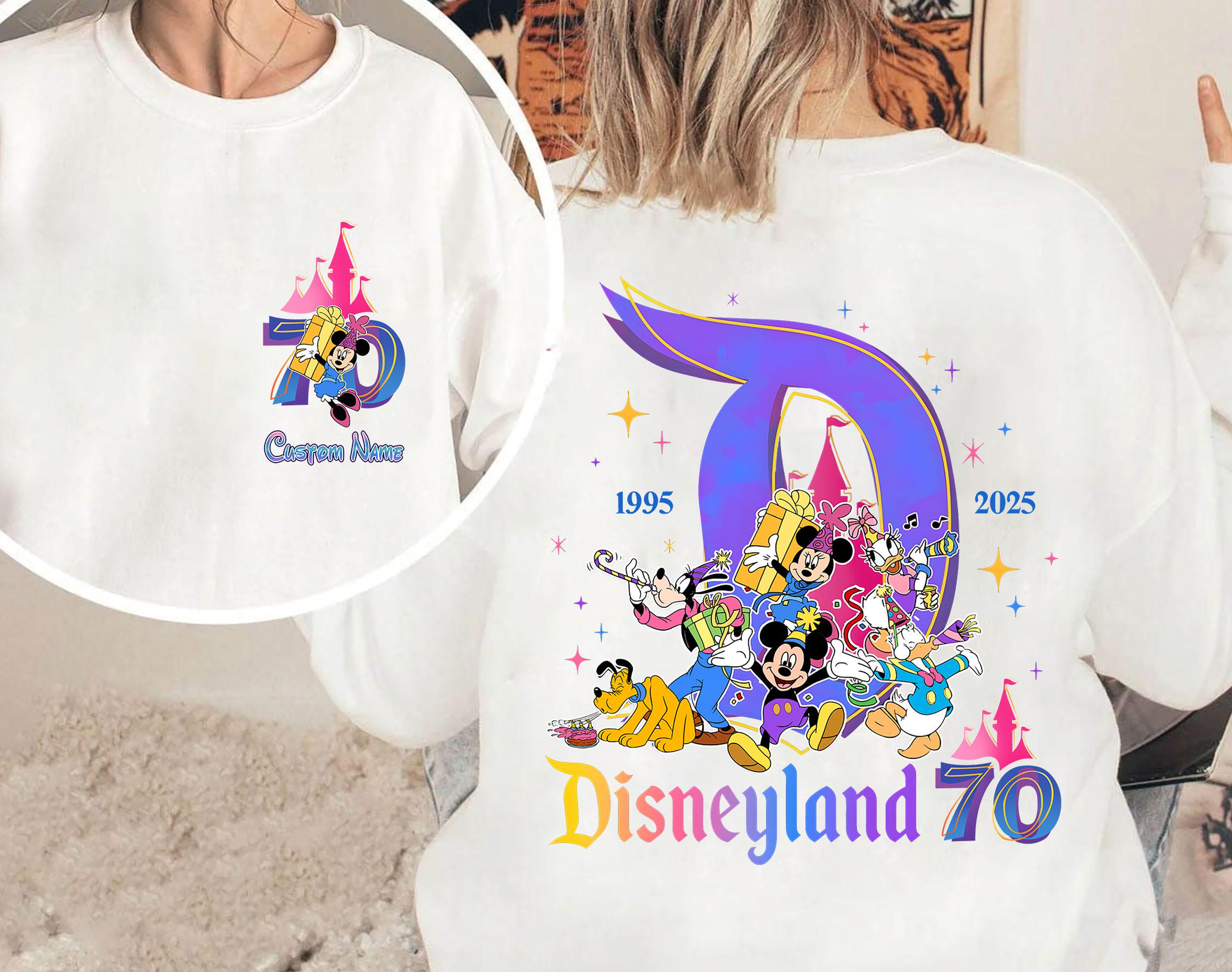 ☆Disneyland限定☆男女兼用 年パス用 70周年 ミッキーTシャツ ☆Disneyland限定☆男女兼用 70周年 ミッキー 年パス用Tシャツ
