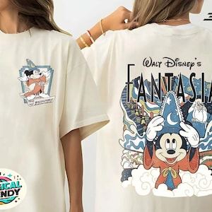 ディズニー ファンタジア コンフォートカラーズ シャツ、ミッキー ステイ マジカル Tシャツ、ディズニー ハリウッド スタジオ、ファンタジア ソーサラー シャツ、ディズニーランド トリップ シャツ