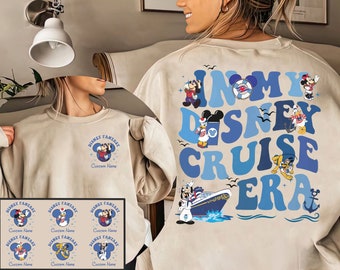 Personalized Mickey & Friends In My Cruise Era Shirt, Disney Wish Fantasy Magic Wonder 2024 Tshirt, Disneyland Family Cruise Gift Shirts