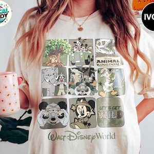 Vintage Disney Animal Kingdom Mickey and Friends Comfort Colors, Disney Wild Shirt, Vintage Safari Mode Shirt, Mickey Safari, Hakuna Matata