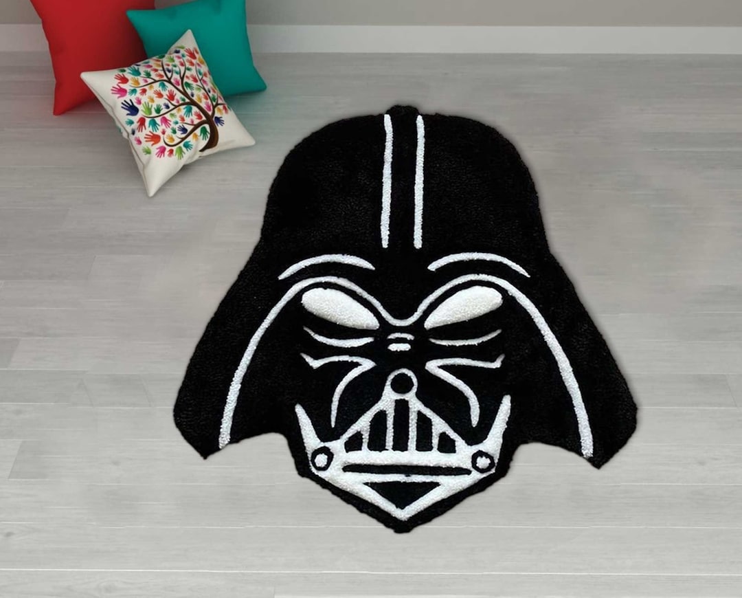 Star Wars Dart Vader Rug, Portrait of Dart Vader Rug, Starwars Rug ...