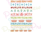 Pyrex decorative patterns vector SVG digital downloadable