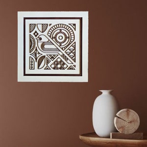 LeradLazerArt Multi-Layer Wooden Wall Art, 3D Painting, Creative Gifts, Multilayer mandala, 3D Wall Art, Wall hangings.
