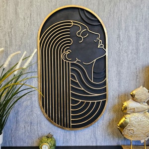 LeradLazerArt Multi-Layer Wooden Wall Art, 3D Painting, Creative Gifts, Multilayer mandala, 3D Wall Art, Wall hangings.
