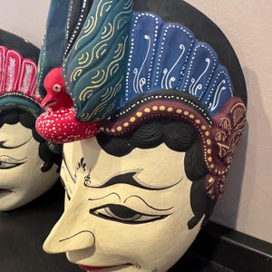 Couple Javanese Masks Topeng Shintha - Etsy