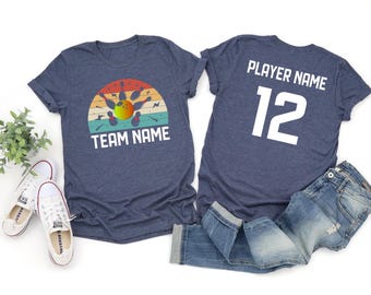 Custom Bowling Team Shirt, Bowling Squad T-Shirt, Bowling Shirts, Bowling Crew Shirt, Funny Bowling Lover Tee, Bowler Gift For Crew Mates