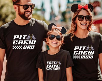 Pit Crew Birthday Shirt, Custom Family Birthday Shirt, Personalized Family Shirt, Racecar Family Birthday Shirts, Mom and Dad Pit Crew Shirt