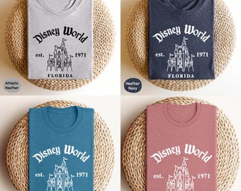 Retro Disneyworld Florida Shirt, Disneyworld Est 1971 Shirt, Disney Trip Shirt, Matching Disney Vacation Shirt, Mickey and Friends Shirt