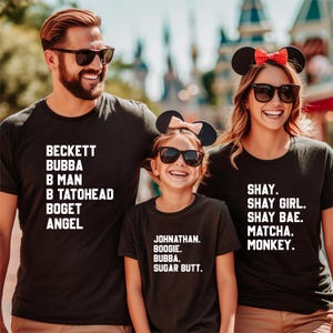 Custom Nickname Shirts, Custom Name, Custom Nickname Youth Shirt, Boys Girls Nickname Shirt, Custom Nickname Toddler, Personalize 2-10 Names