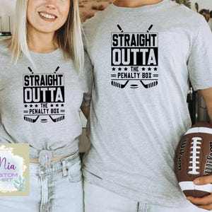 Straight Outta The Penalty Box Shirt, Hockey Shirt, Hockey Sayings Shirt, Hockey Boys Shirt, Funny Hockey Shirts, Hockey Player Gift