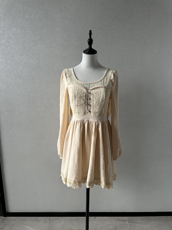 cream brand dress Japanese Brand Liz Lisa Cream Dress