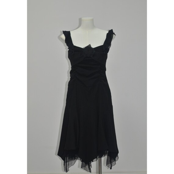 Japanese Brand Black Coquette Dress Vintage - Etsy Israel