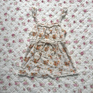 Japanese brand liz lisa floral women&#39;s  tank top vintage