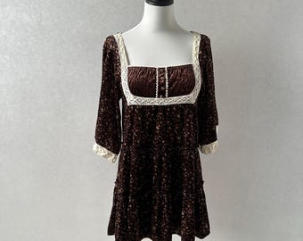 Liz Lisa brown  floral dress