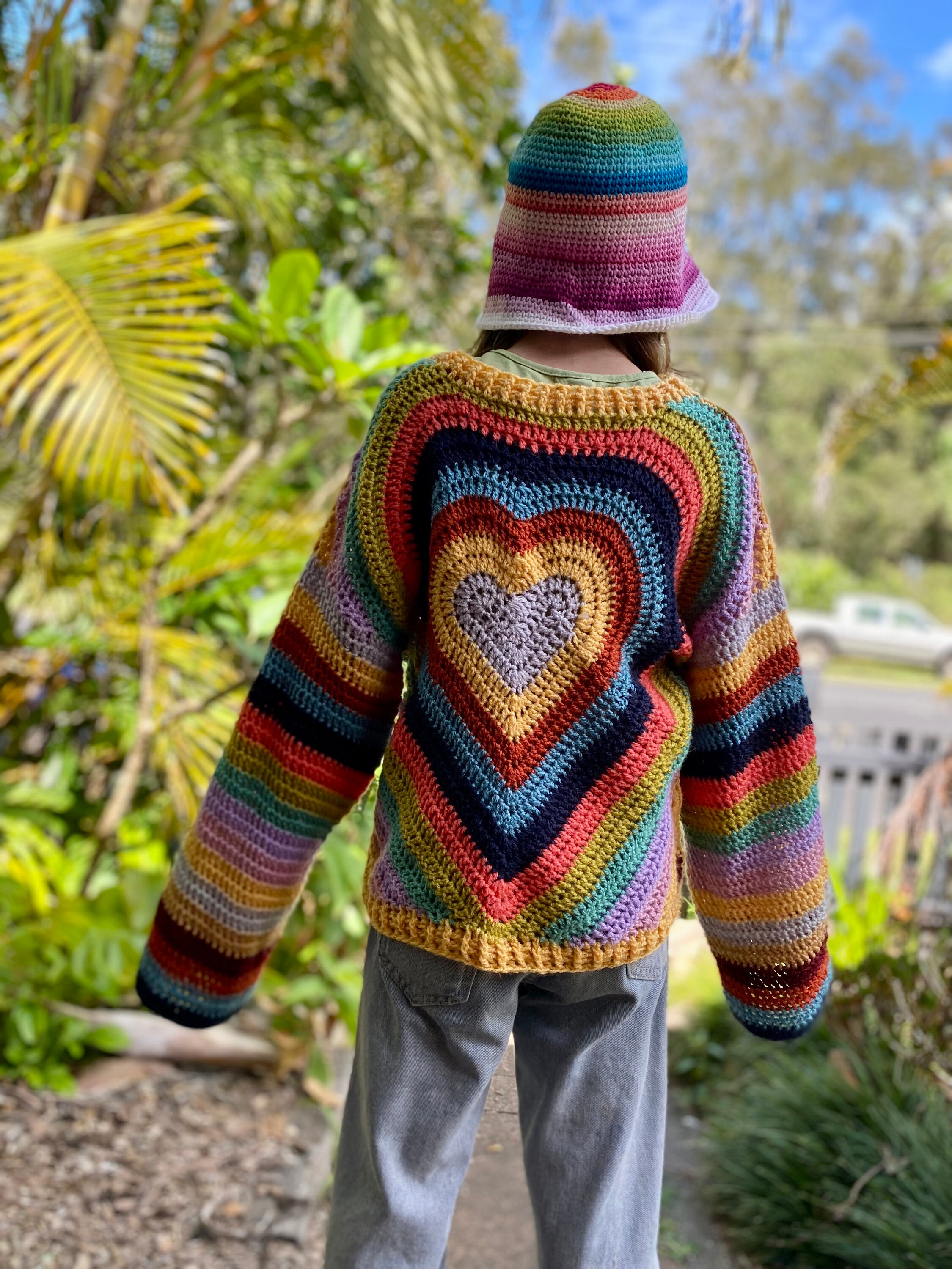 Give Me Love Crochet Jumper