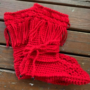 Custom Crochet boho boots crochet mukluk boots, crochet shoes, hippy boots, crochet slippers, crochet socks, image 6