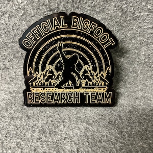 Bigfoot/Sasquatch/Alien/Nessie/Mothman Magnets- Acrylic/Wooden- Laser Engraved