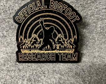Bigfoot/Sasquatch/Alien/Nessie/Mothman Magnets- Acrílico/Madera- Grabado con láser