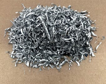 1/2 LB Aluminum Metal Shavings – Raw CNC Chips for Resin, Crafts, Epoxy, Industrial Art