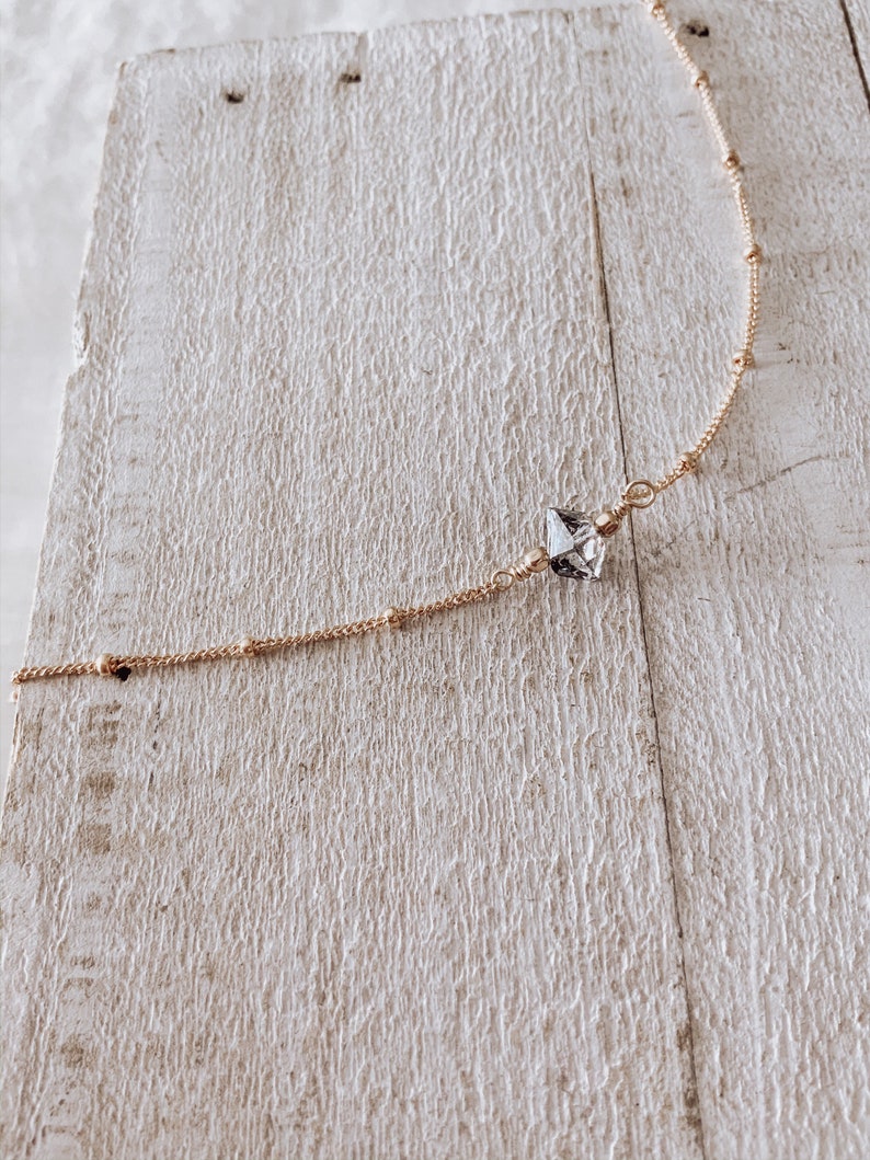 Best Seller Herkimer Diamond Choker Necklace CraeVita