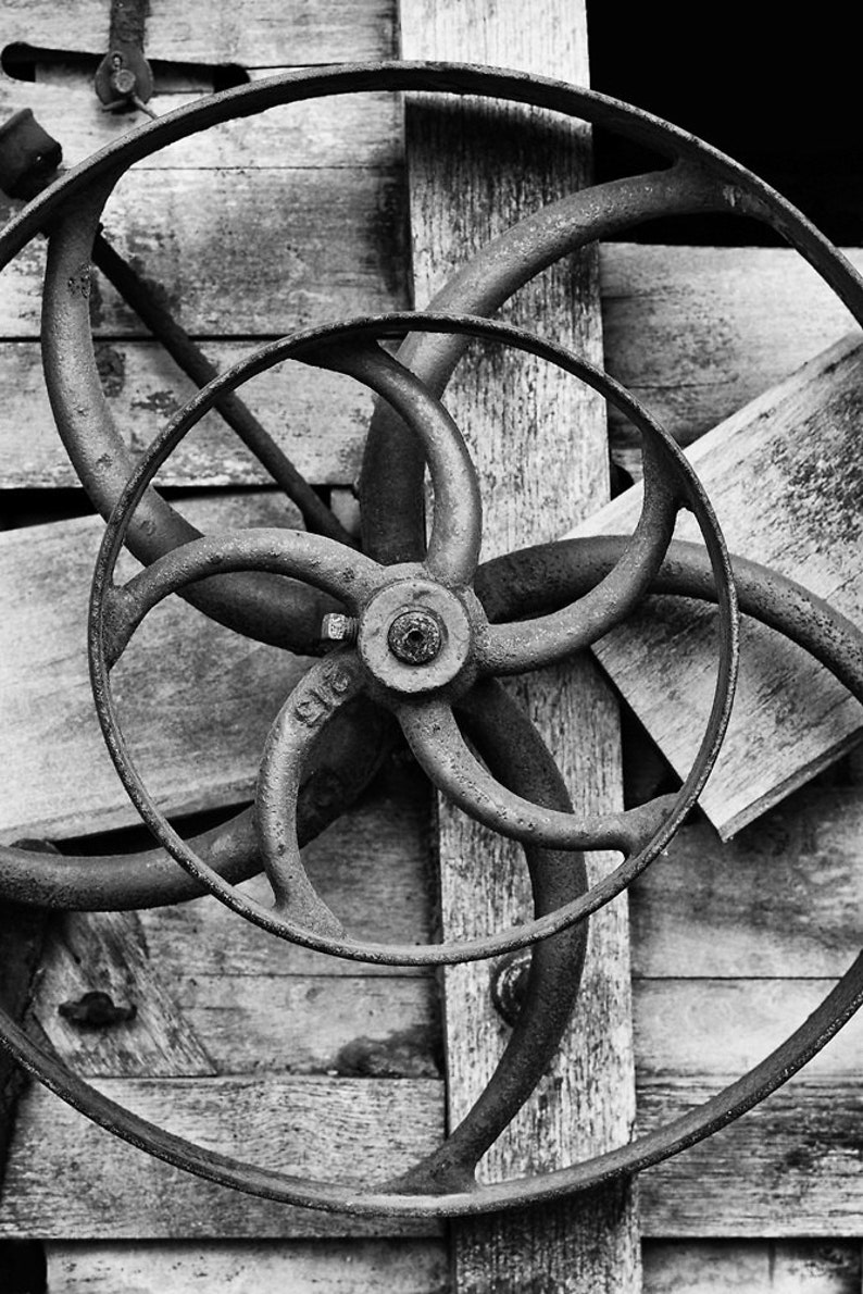 Black and White Fine Art Photograph Historical Mechanical 01
