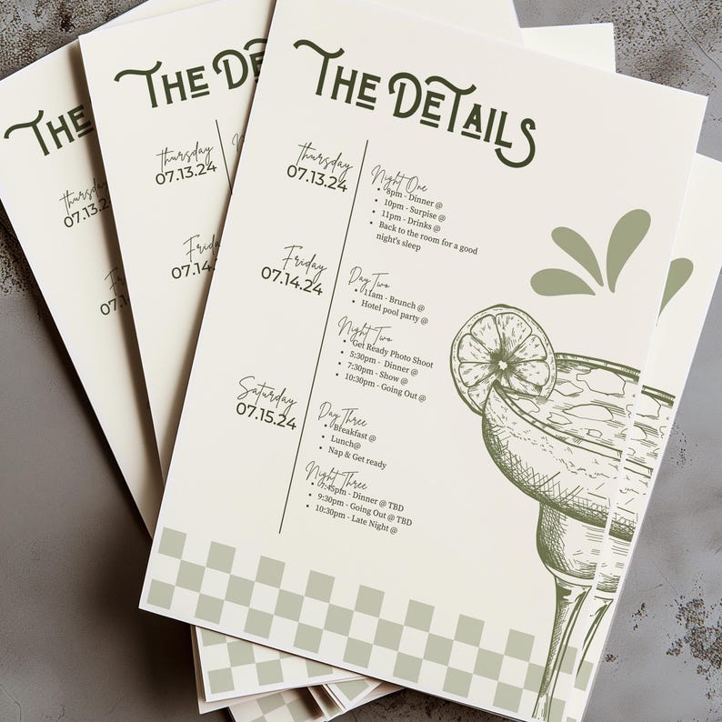 Margs and matrimony  bachelorette invite template for canva with tequila, margarita and lime illustrations