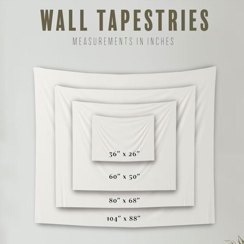Wall tapestry measurements in inches