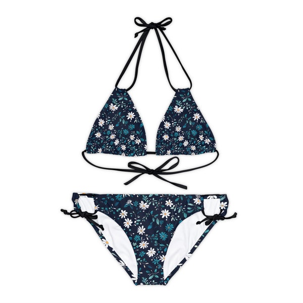 Swimwear Bikini Set For Her Bikini Set Gift For Flower Lover Summer Bikini Set Gift For Birthday Flower Bikini Set Gift For Woman