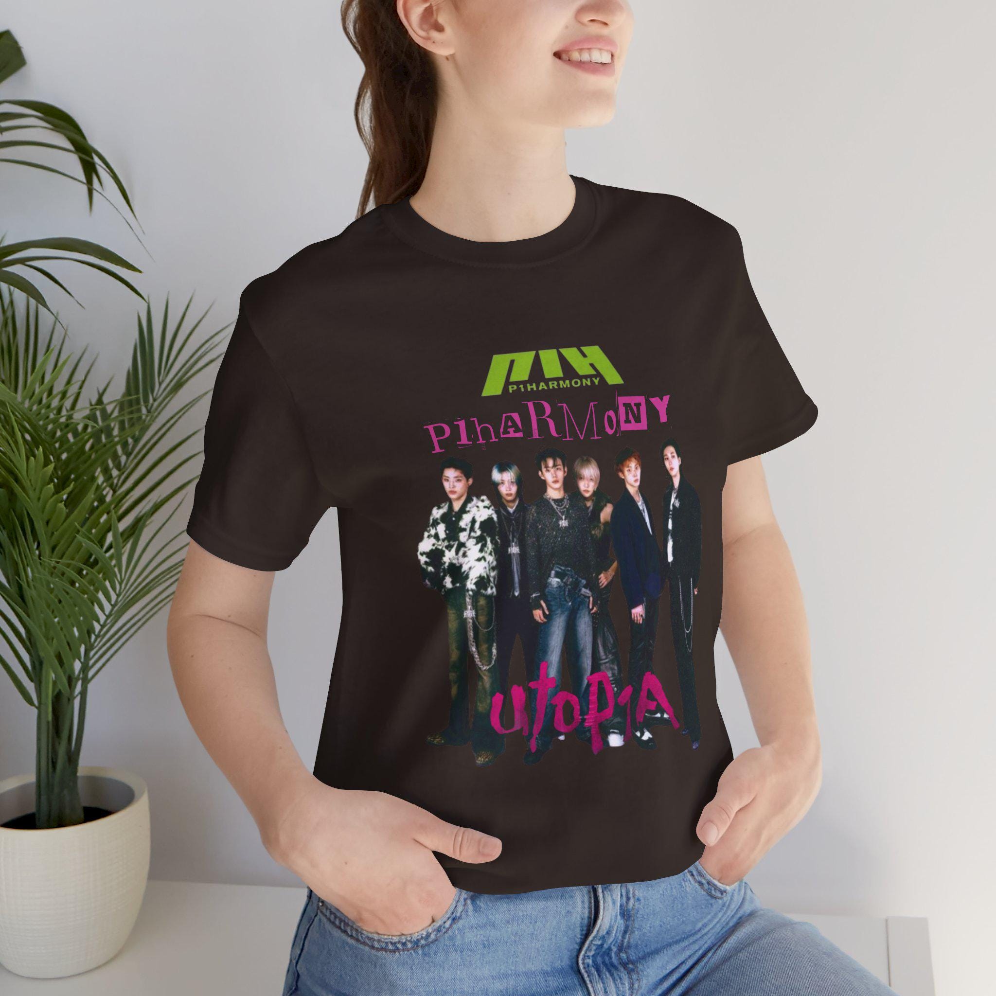 P1harmony Utop1a Tour 2024 Unisex Jersey Short Sleeve Tee