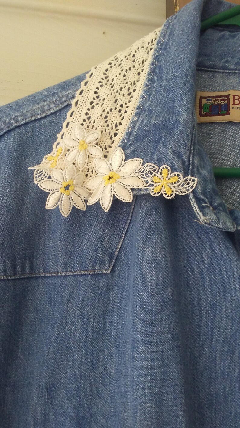 A Shaped Plus Size, Altered Denim Shirt to Tunic
