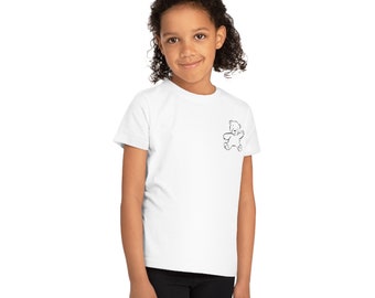 T-shirt enfant mignon nounours - Adorable t-shirt à motif animalier pour garçon et fille