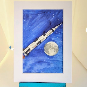Saturn V Art Print