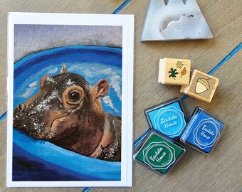 Blank Greeting Card - Fiona