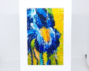 Matted Photo Prints - Van Gogh's Irises - Detail