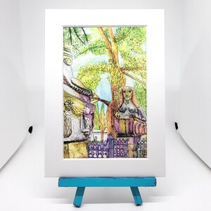 Krematorium Gate Art Print