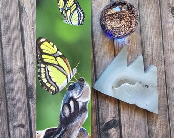 Turtle and Butterfly - Bookmark