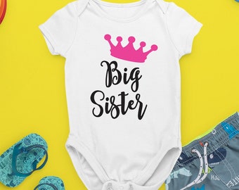 BIG SISTER Baby Snapsuit Bodysuit