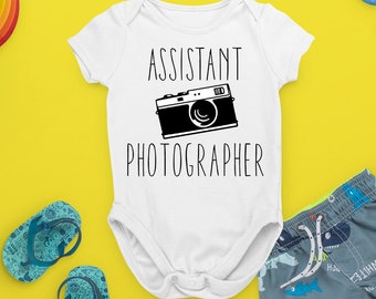 ASSISTANT PHOTOGRAPHER Baby Snapsuit Bodysuit