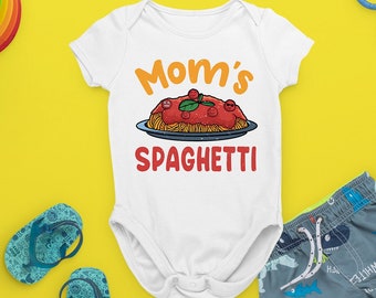 Mom's Spaghetti Baby Snapsuit Bodysuit