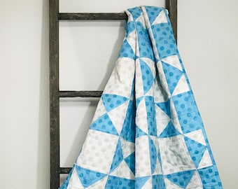 King's Crown Baby Quilt Pattern: Modern Blocks, Beginner Friendly (PDF Pattern)