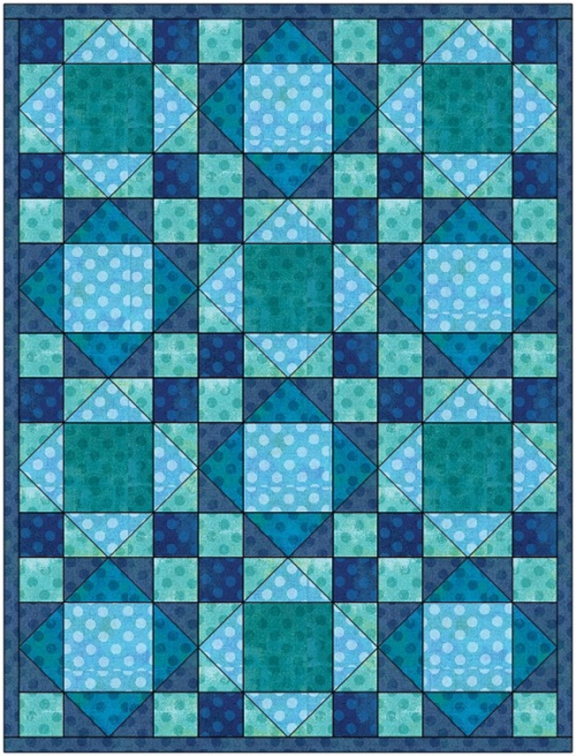 Quilt pdf downloadable quilt pattern Corner Piece