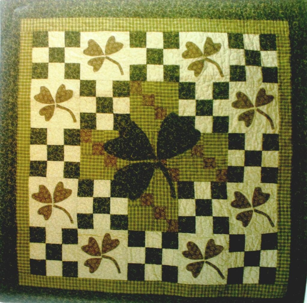 PDF Luck O the Irish Quilt Pattern Shamrock Quilt St. Etsy Canada