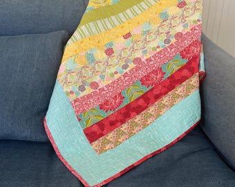 Jelly Roll babyquiltpatroon: beginnersvriendelijk, snel naaien: 39 x 51 inch