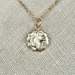 Chipmunk Gold Charm, 14K