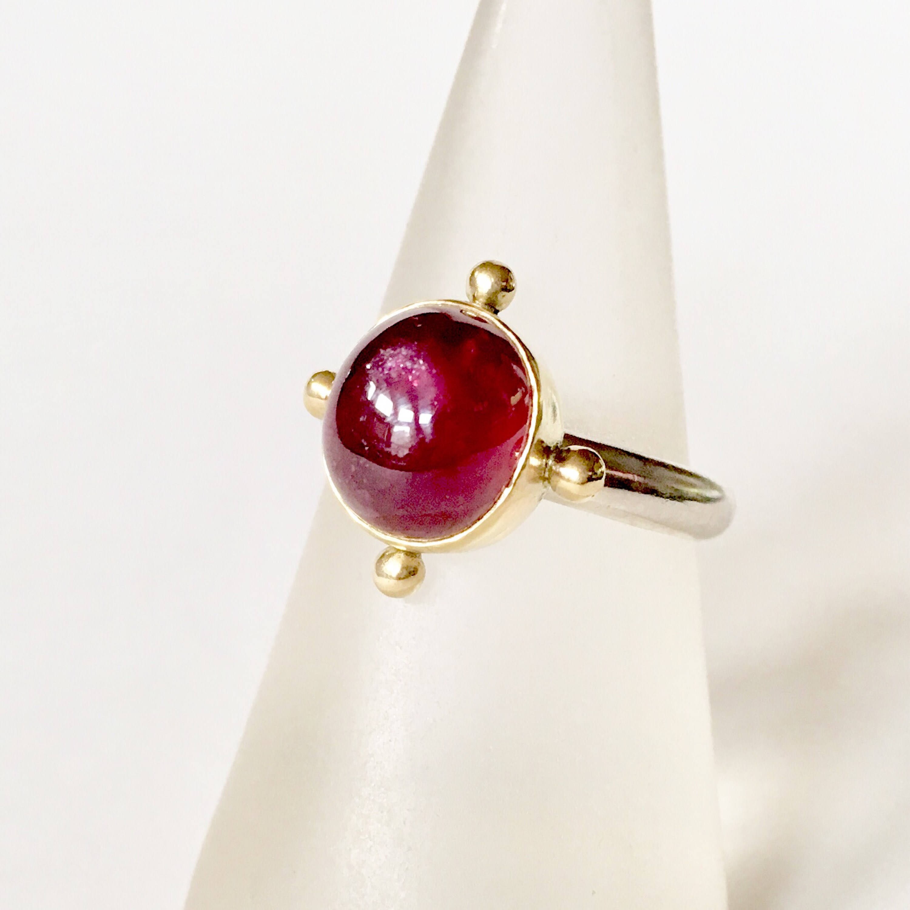 Ruby and 18K ring main image 1
