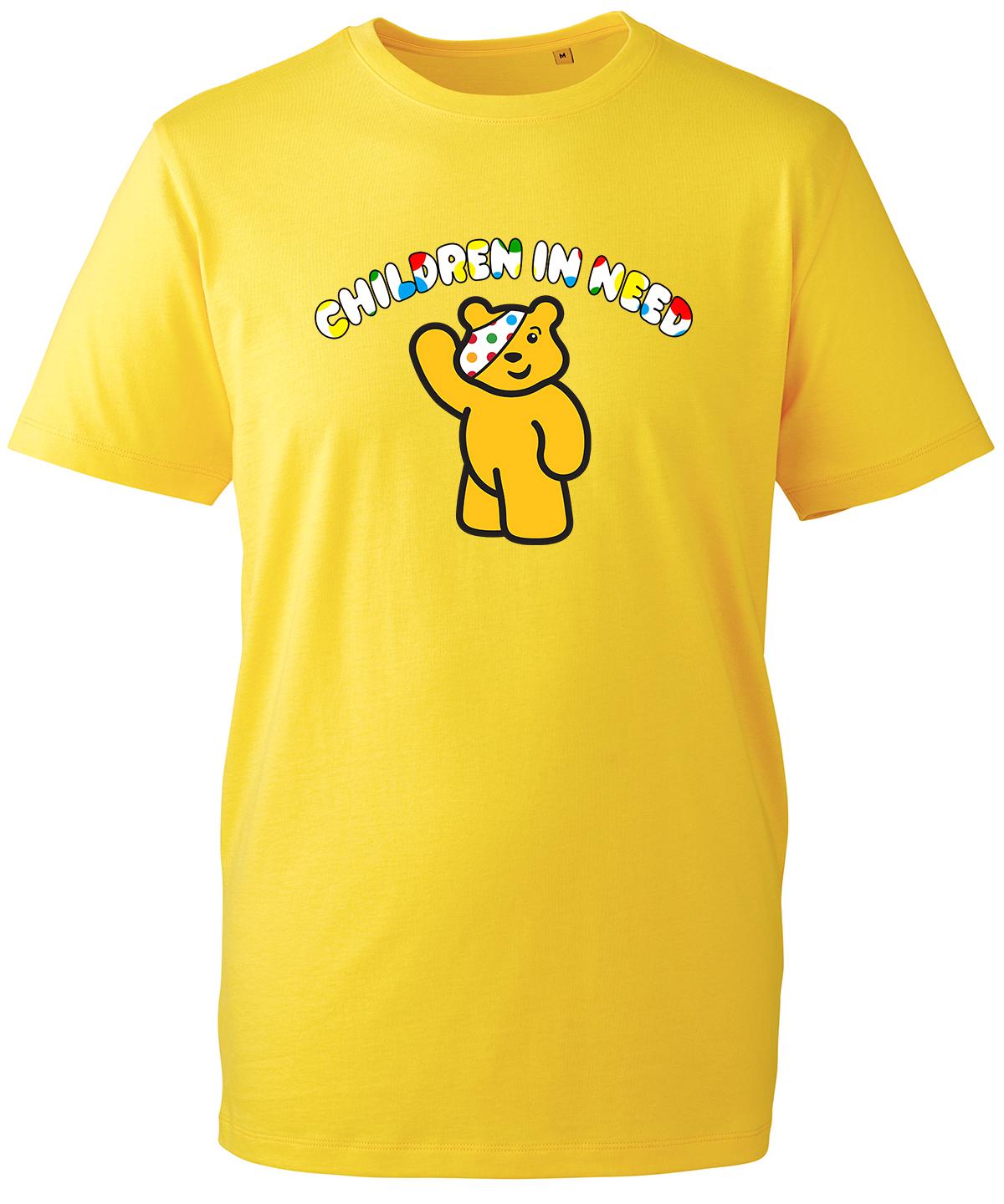 Kids Boys Girls Spotty Pudsey Bear T Shirt Children In Need 2024 Charity Xmas | UK