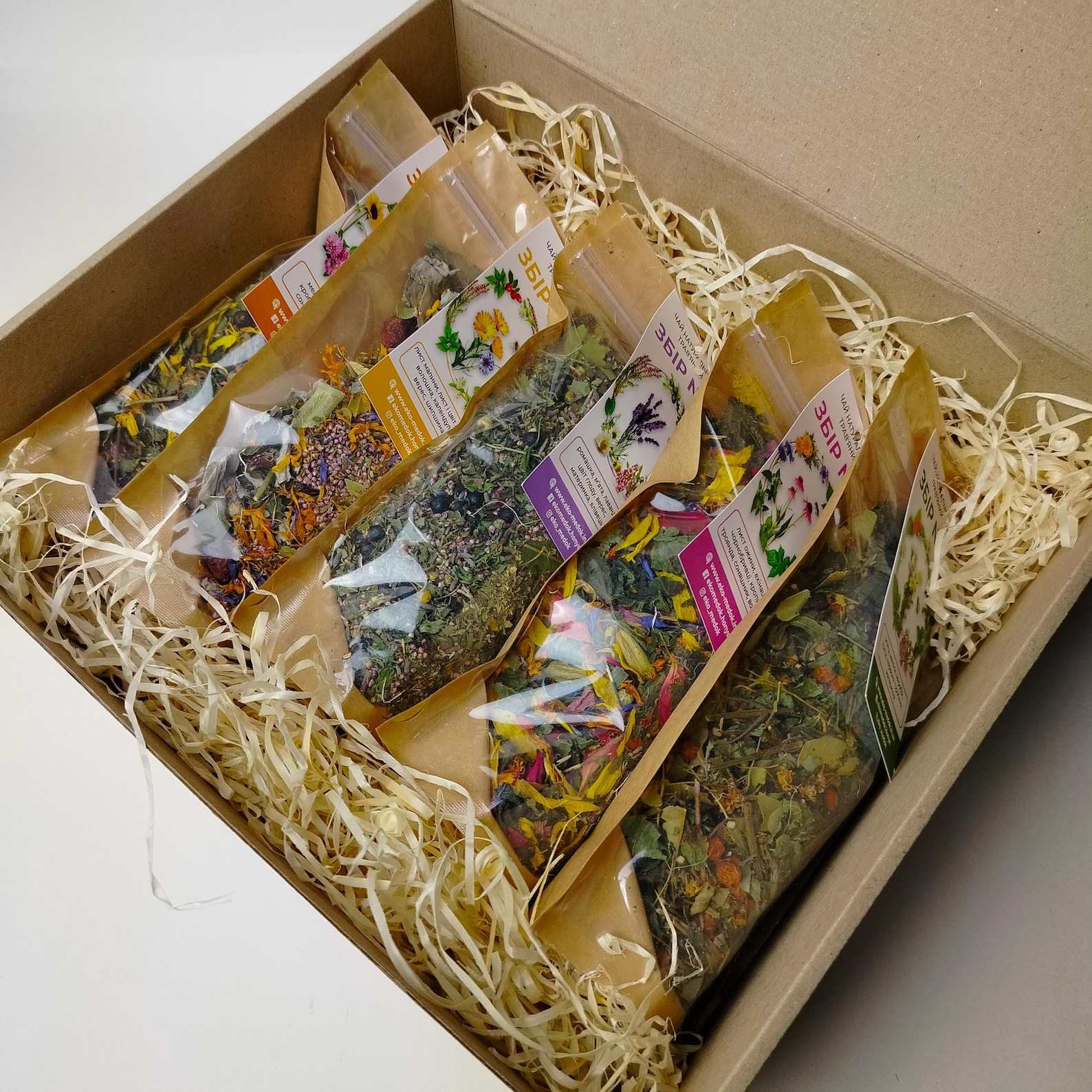 Set of Herbal Tea 5 Natural Combinations