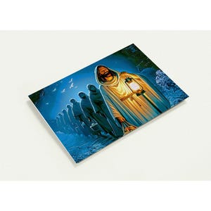 Inspirierende Weihnachtskarten mit Darstellung von Jesus - 10er Pack