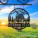 Personalized Turkey Cabin Sign Metal | Custom Metal Hunting Sign Wall ...